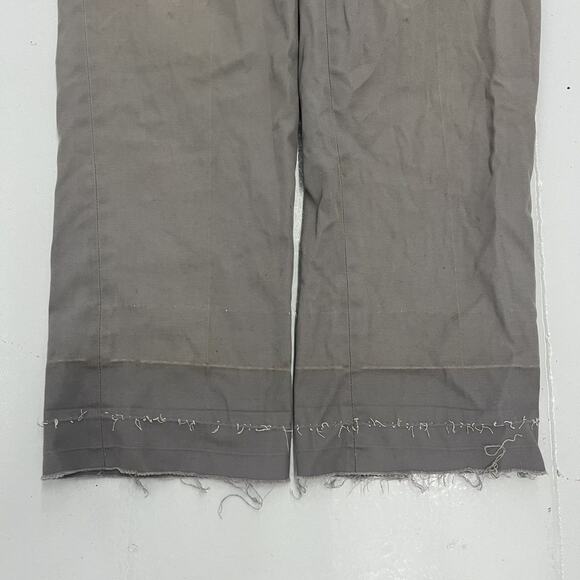 Vintage 60s Grey Sanforized Workwear Chinos 32x30 - Picture 2 of 5